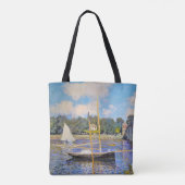 De brug in Argenteuil, Monet Tote Bag (Achterkant)