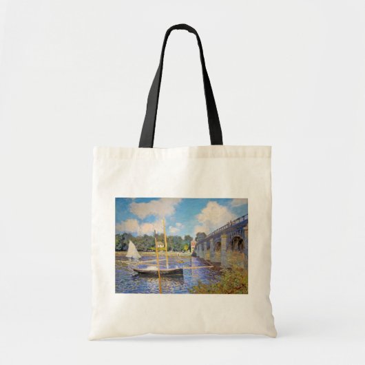 De brug in Argenteuil, Monet Tote Bag (Voorkant)