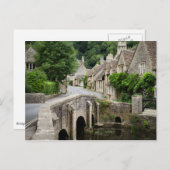 De brug in Castle Combe, briefkaart van het Vereni (Voorkant / Achterkant)