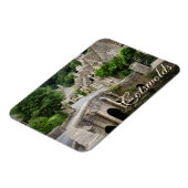 De brug in Castle Combe, Britse tekstmagneet Magneet (Linkerzijde)