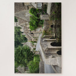 De brug in Castle Combe in Cotswolds, VK Legpuzzel