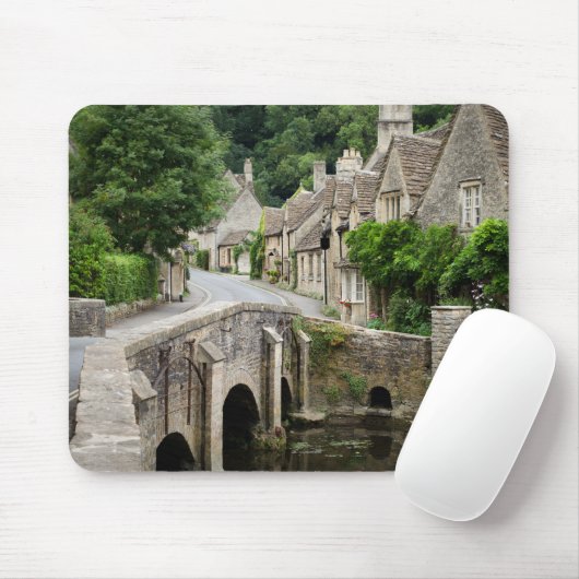 De brug in Castle Combe, mousepad in het Verenigd  Muismat (Met muis)