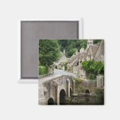 De brug in Castle Combe, UK magneet (Voorkant / Achterkant)