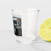 De brug, in de sneeuw shot glas (Rechts)