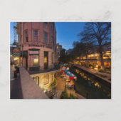 De brug in Dusk in het centrum van San Antonio 2 Briefkaart (Voorkant)