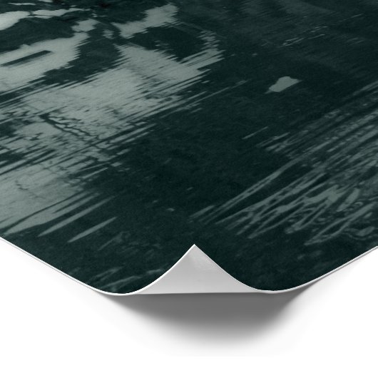 De brug in het centrale park poster (Hoek)