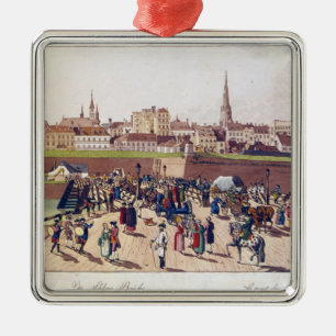 De brug in Leopoldstadt, Wenen, 1780 Metalen Ornament