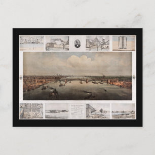 De brug in St. Louis Missouri Briefkaart