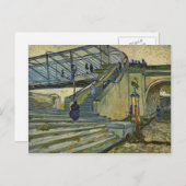 De brug in Trinquetaille door Van Gogh Briefkaart (Voorkant / Achterkant)