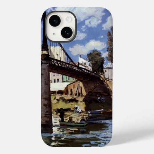 De brug in Villeneuve-la-Garenne Case-Mate iPhone Case (Achterkant)