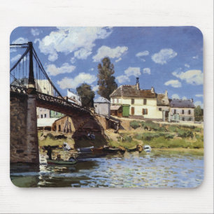 De brug in Villeneuve-la-Garenne Muismat