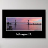 De brug in Wilmington, NC Poster (Voorkant)
