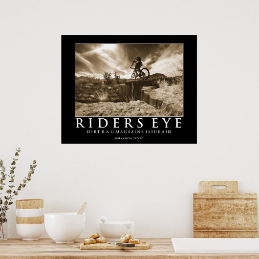 De brug is voorbij poster (Keuken)