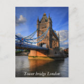 De brug Londen van de toren Briefkaart (Voorkant)
