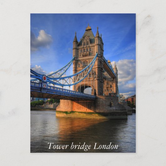 De brug Londen van de toren Briefkaart (Voorkant)