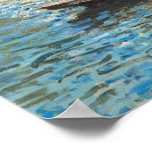 De brug naar Argenteuil - Claude Monet Fine Art Poster (Hoek)