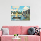 De brug naar Argenteuil door Claude Monet Canvas Afdruk (Insitu (Woonkamer))