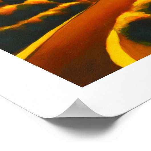 De brug naar Fontisterni Poster (Hoek)