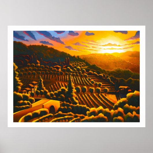 De brug naar Fontisterni Poster (Voorkant)