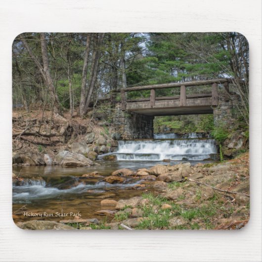 De brug over de Hickory run Muismat (Voorkant)