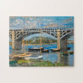 De brug over de Seine Monet Fine Art Legpuzzel (Horizontaal)