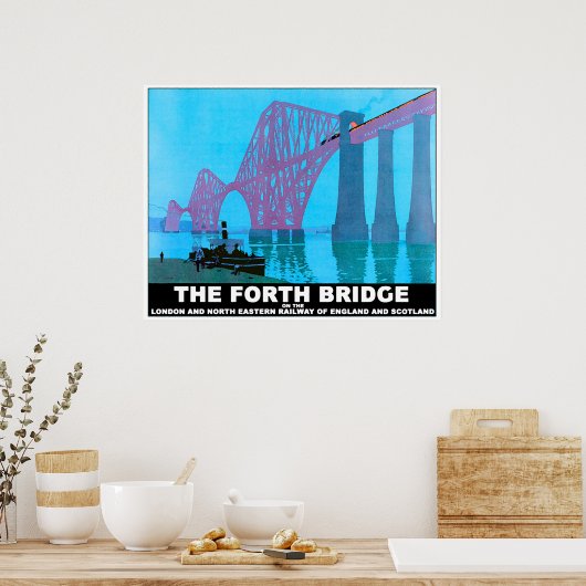 De brug over de Vluchtweg Poster (Keuken)