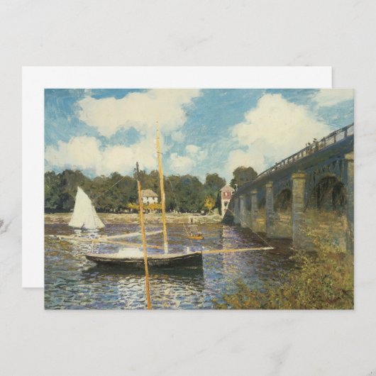 De brug over de weg naar Argenteuil door Claude Mo (Voorkant / Achterkant)