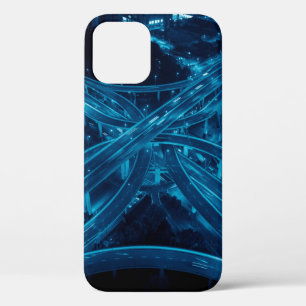 De brug over de weg van Shanghai Yanan 's nachts m Case-Mate iPhone Case
