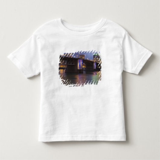 De brug over de Willamette Kinder Shirts (Voorkant)