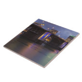 De brug over de Willamette Tegeltje (Zijkant)