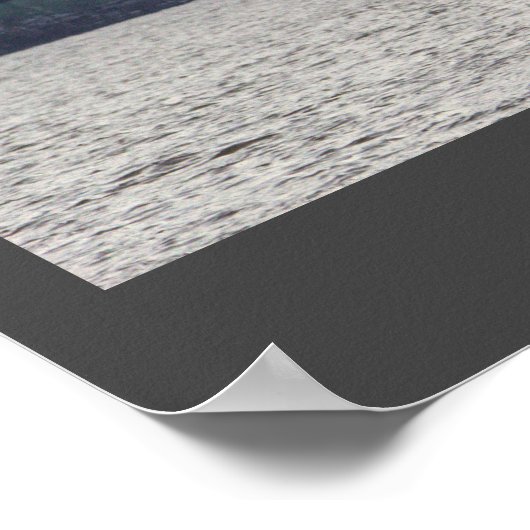 De brug over het Delaware River Poster (Hoek)