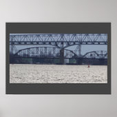 De brug over het Delaware River Poster (Voorkant)