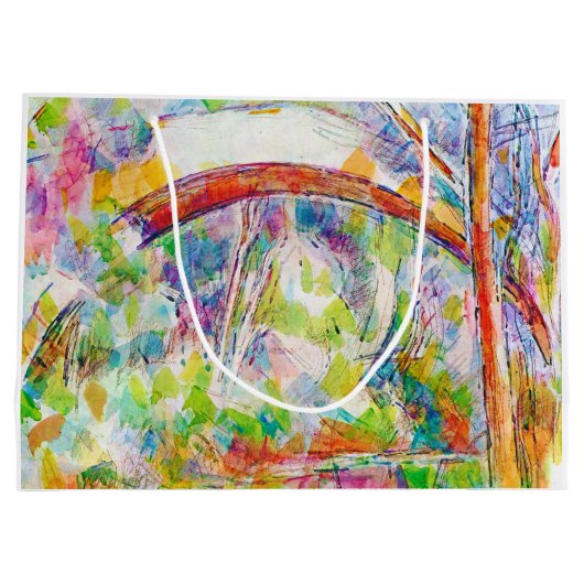 De brug, Paul Cezanne Groot Cadeauzakje (Achterkant)