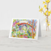 De brug, Paul Cezanne Kaart (Gele Bloem)