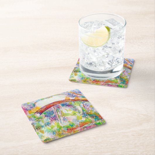 De brug, Paul Cezanne Kartonnen Onderzetters (Insitu)