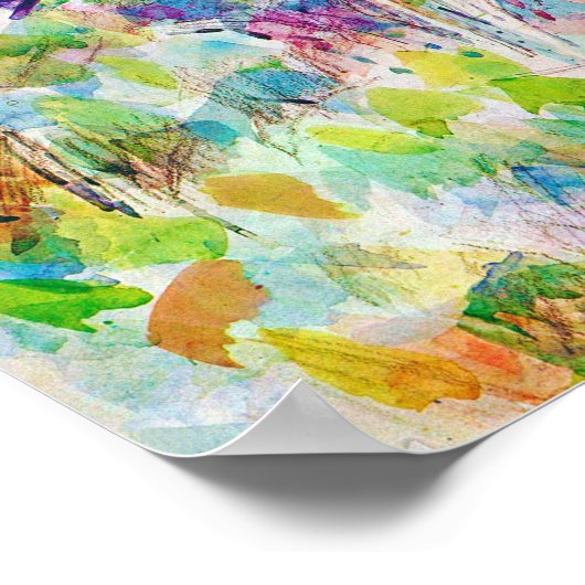 De brug, Paul Cezanne Poster (Hoek)