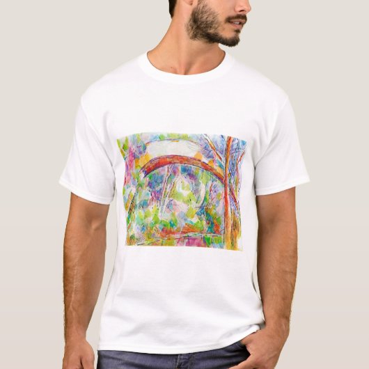 De brug, Paul Cezanne T-shirt (Voorkant)