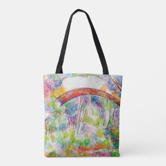 De brug, Paul Cezanne Tote Bag (Achterkant)