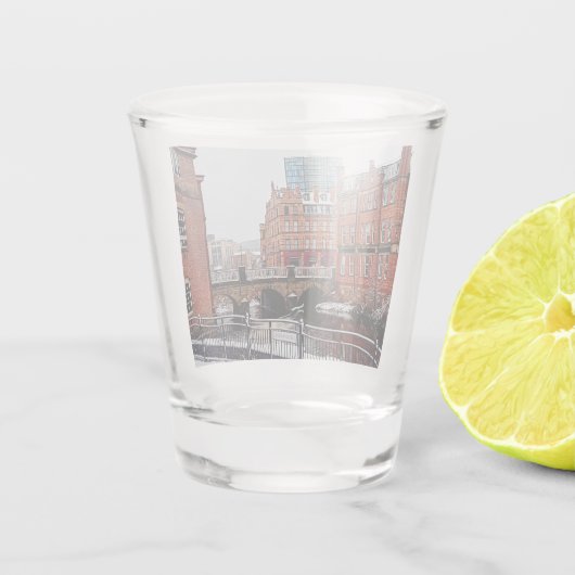 De brug shot glas (Achterkant)