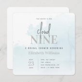 De brug staat op Cloud Nine Modern Vrijgezellenfee Kaart (Voorkant / Achterkant)