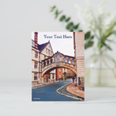 De brug tussen Sighs en Oxford Briefkaart (Staand voorkant)