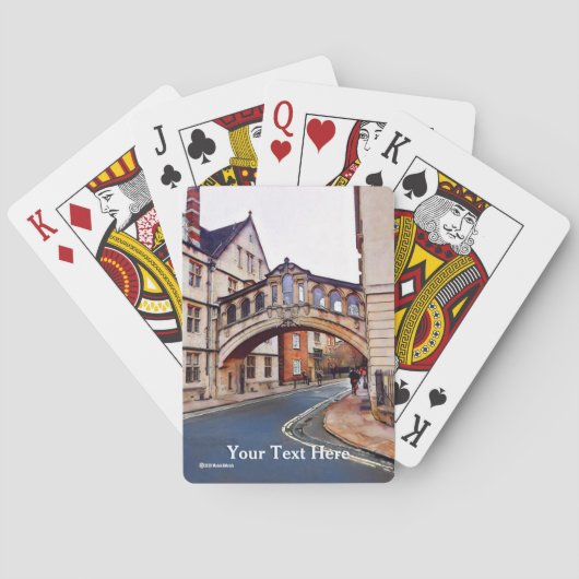 De brug tussen Sighs en Oxford Pokerkaarten (Achterkant)