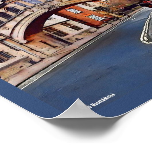 De brug tussen Sighs en Oxford Poster (Hoek)