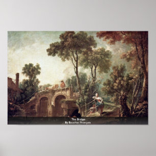 De brug van Boucher François Poster