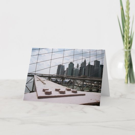 De Brug van Brooklyn Kaart (Voorkant)