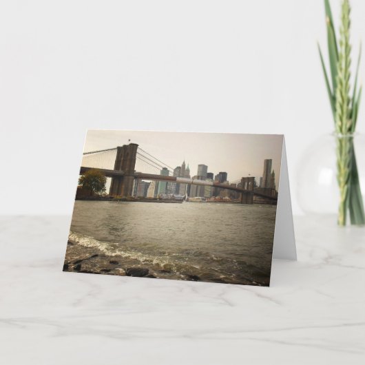 De brug van Brooklyn, Uitzicht van Brooklyn Kaart (Voorkant)