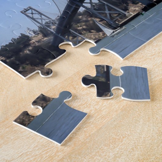 De Brug van de Baai van Oakland Legpuzzel (Zijkant)