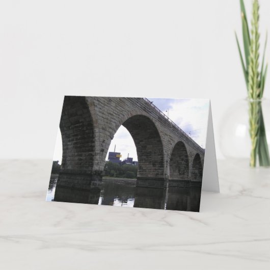 De Brug van de Boog van de steen Kaart (Voorkant)