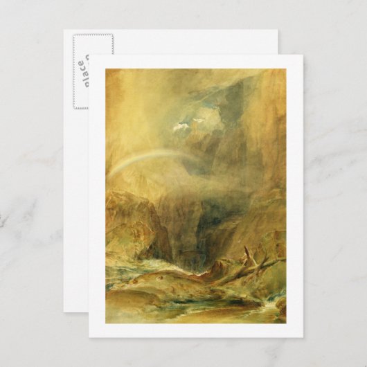 De Brug van de duivel, St. Gotthard Pas, c.1804 Briefkaart (Voorkant / Achterkant)