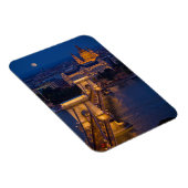 De Brug van de ketting en Volledige Maan bij nacht Magneet (Rechterzijde)